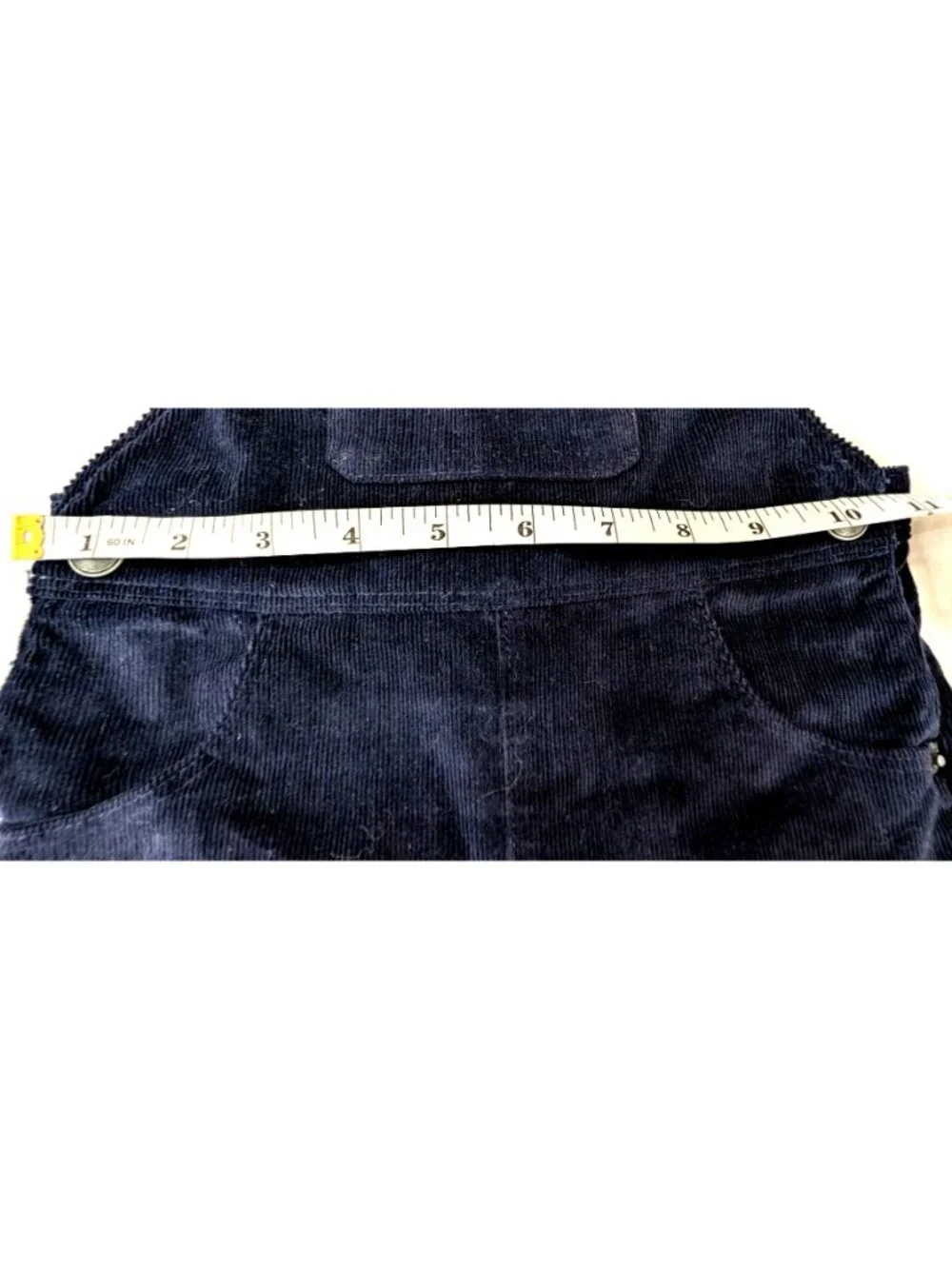 Cyrillus Paris Baby Corduroy Dungarees Overalls, Navy, Size 36 Months